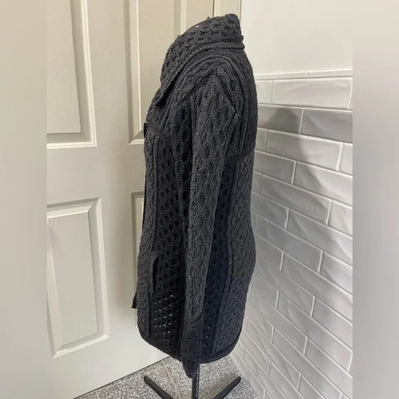 Inis Crafts Irish Wool Cardigan - Picture 2 of 11